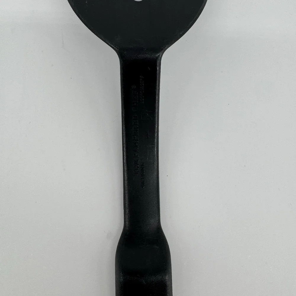 Pampered Chef Black Slotted Turner Spatula Kitchen Utensil Cooking Tool